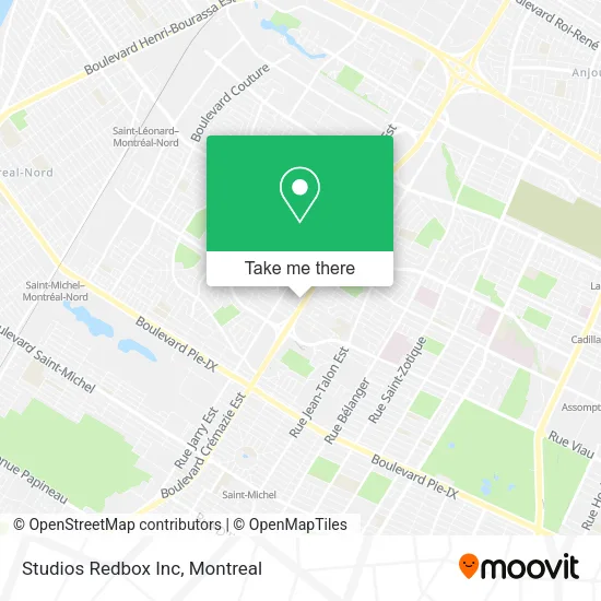 Studios Redbox Inc map
