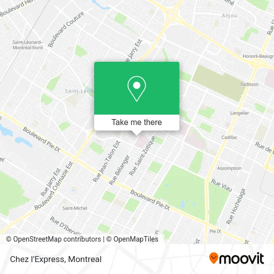 Chez l'Express map