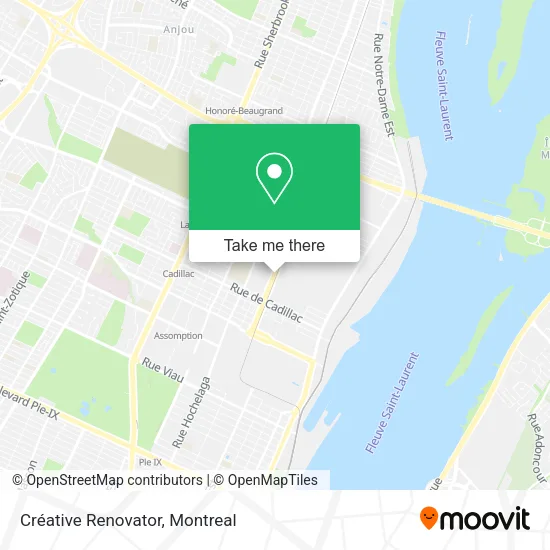 Créative Renovator map