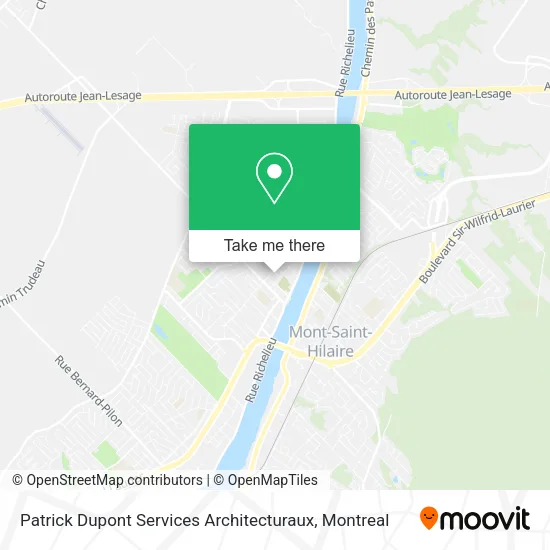 Patrick Dupont Services Architecturaux map