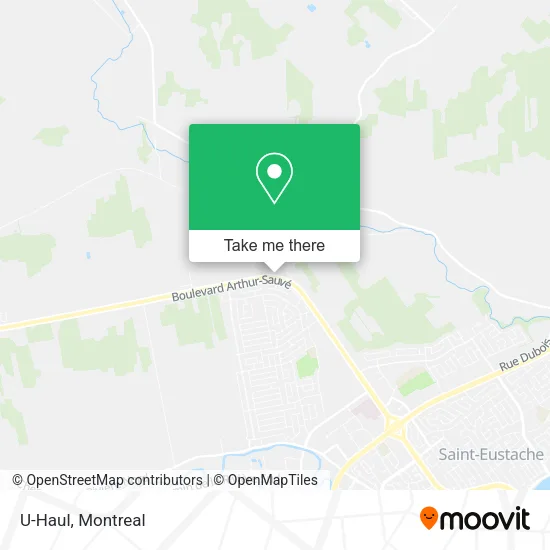 U-Haul map