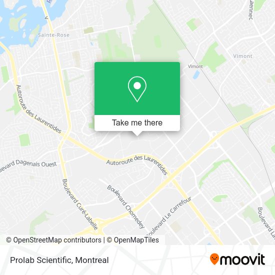 Prolab Scientific map