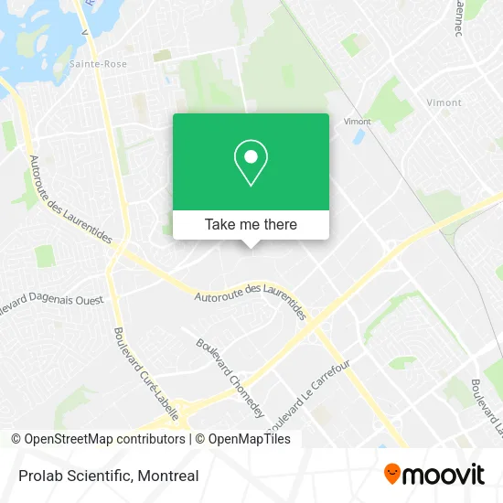 Prolab Scientific map