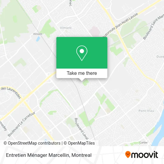 Entretien Ménager Marcellin map