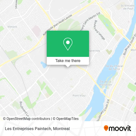 Les Entreprises Paintech map
