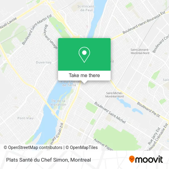 Plats Santé du Chef Simon map