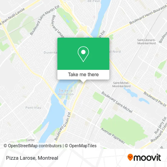 Pizza Larose map