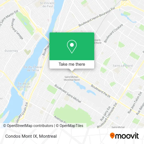 Condos Mont IX map