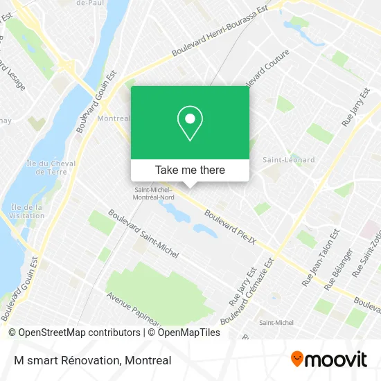 M smart Rénovation map