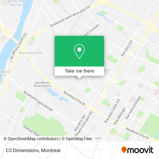 C3 Dimensions map