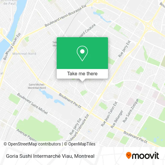 Goria Sushi Intermarché Viau map