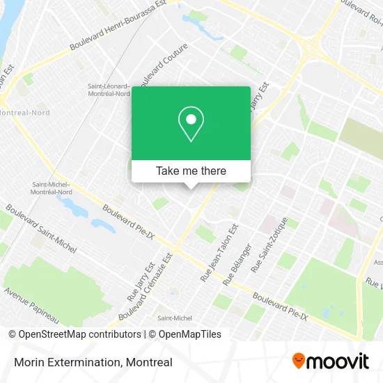 Morin Extermination map
