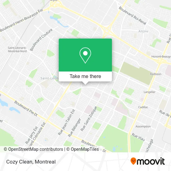 Cozy Clean map