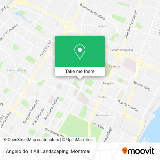 Angelo do It All Landscaping map
