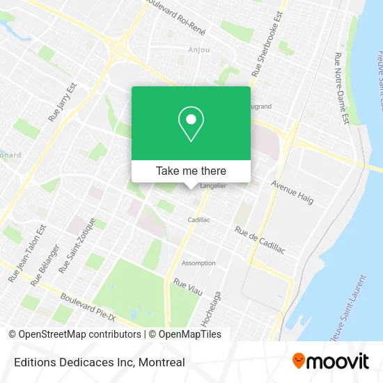 Editions Dedicaces Inc map