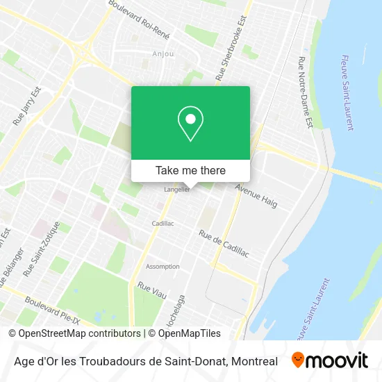 Age d'Or les Troubadours de Saint-Donat map