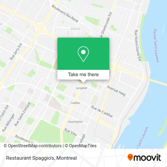 Restaurant Spaggio's map