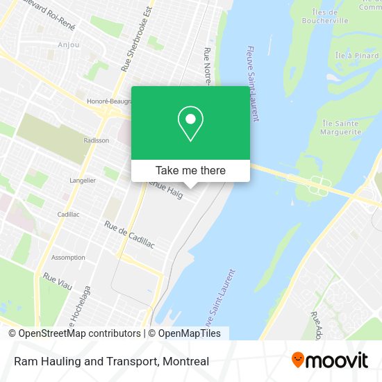 Ram Hauling and Transport map