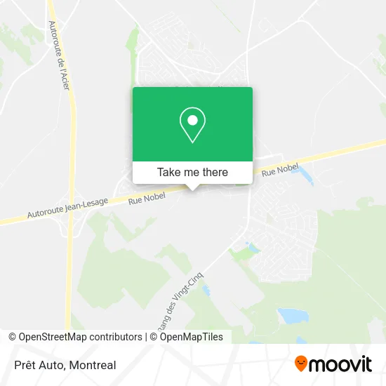 Prêt Auto map