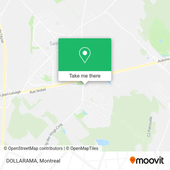 DOLLARAMA map