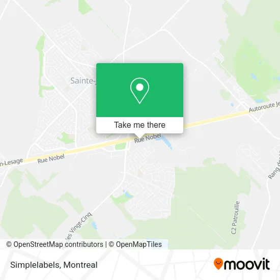 Simplelabels map