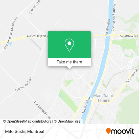 Mito Sushi map