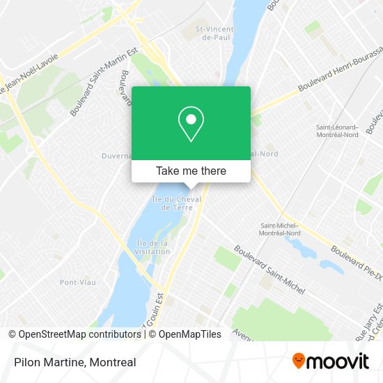 Pilon Martine map