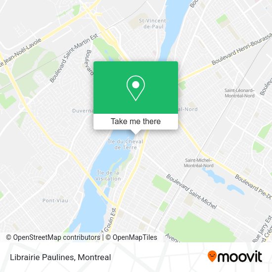 Librairie Paulines map