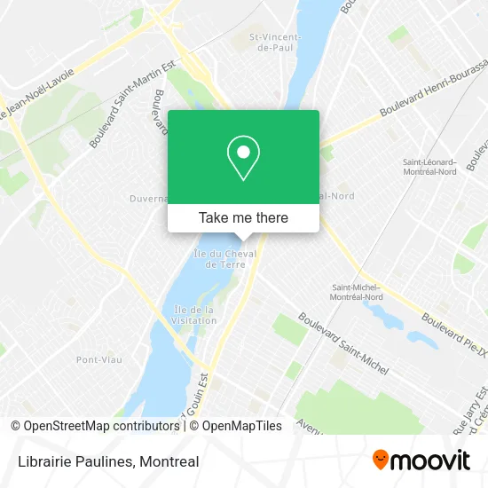 Librairie Paulines map