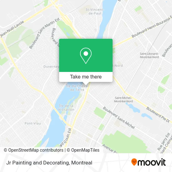 Jr Painting and Decorating map