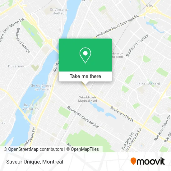 Saveur Unique map