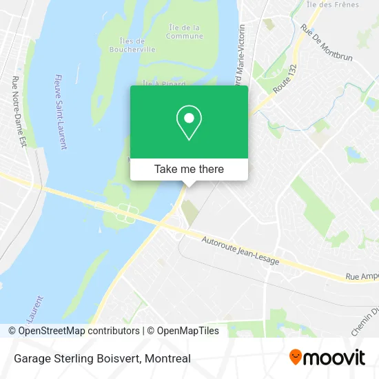 Garage Sterling Boisvert map