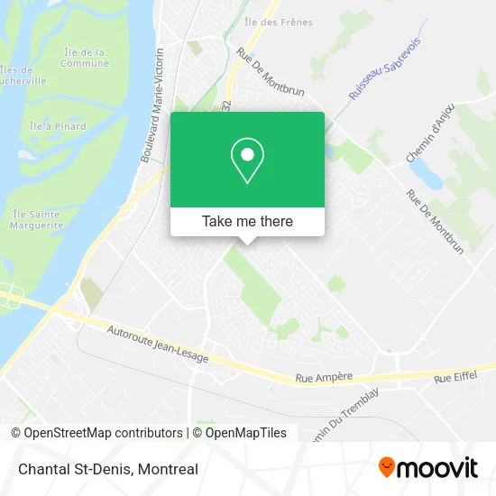 Chantal St-Denis map