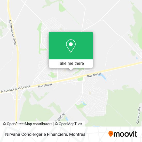 Nirvana Conciergerie Financière map