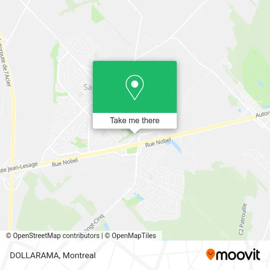 DOLLARAMA map