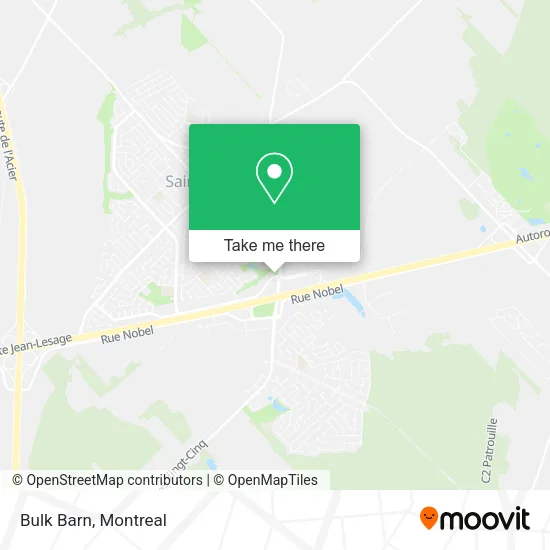 Bulk Barn map