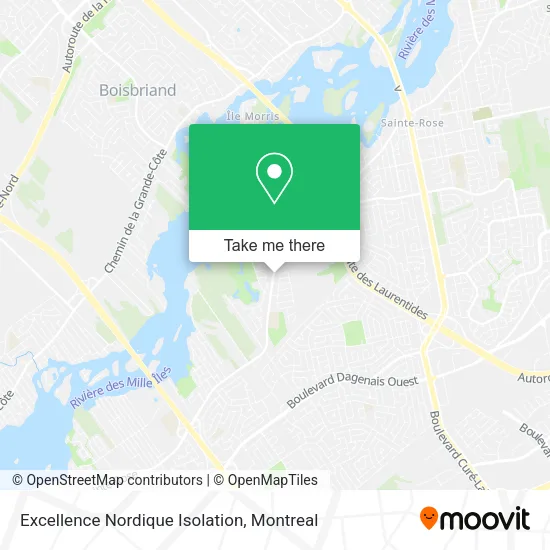 Excellence Nordique Isolation map