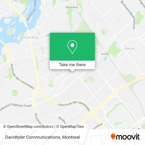 Davidtyler Communications map