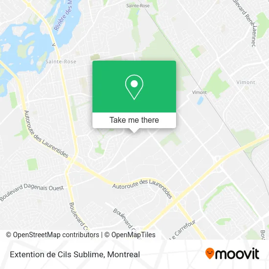 Extention de Cils Sublime map