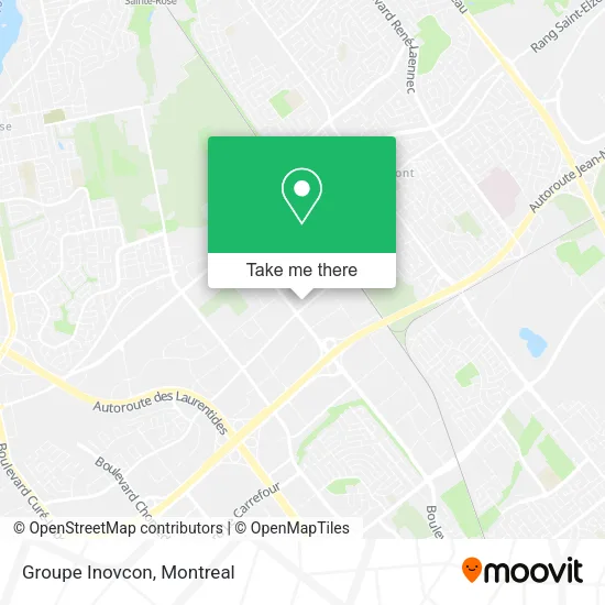 Groupe Inovcon map