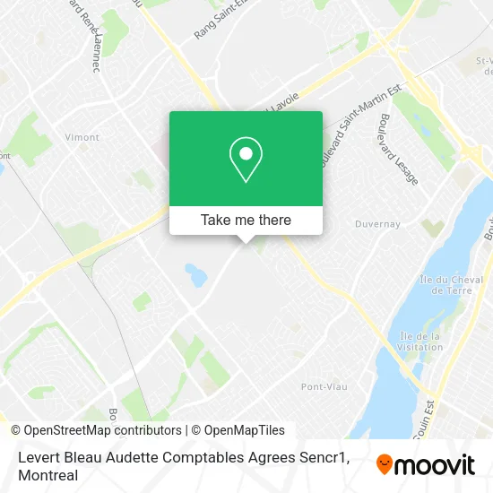 Levert Bleau Audette Comptables Agrees Sencr1 map
