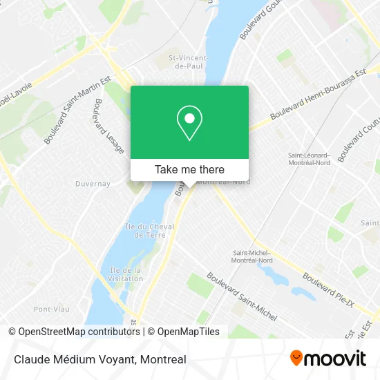 Claude Médium Voyant map