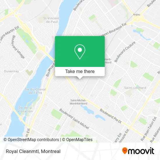 Royal Cleanmtl map