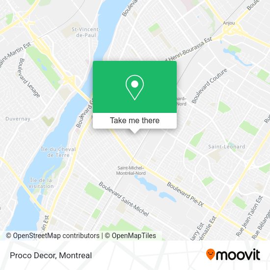 Proco Decor map