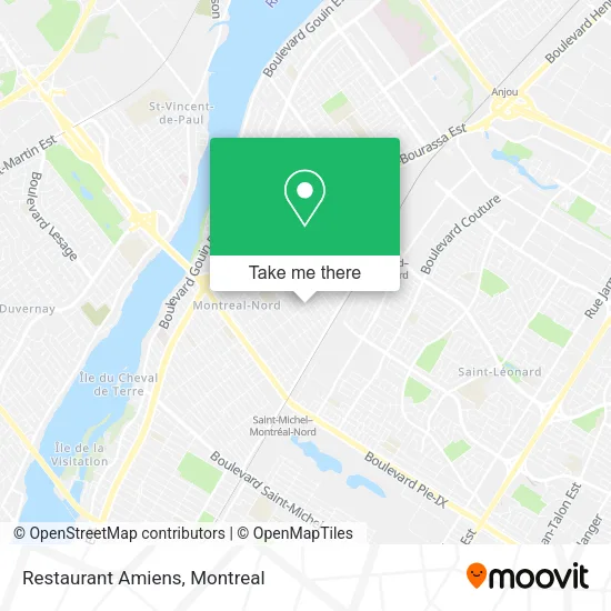 Restaurant Amiens map