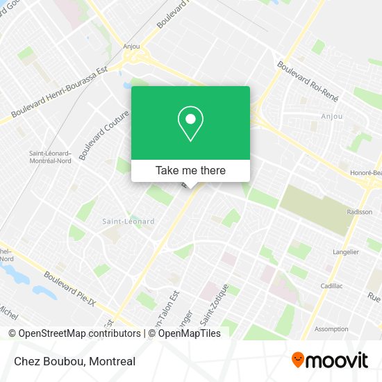Chez Boubou map