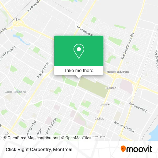 Click Right Carpentry map