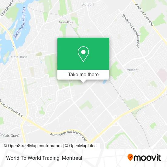 World To World Trading map