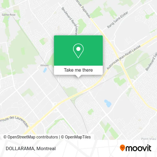 DOLLARAMA map