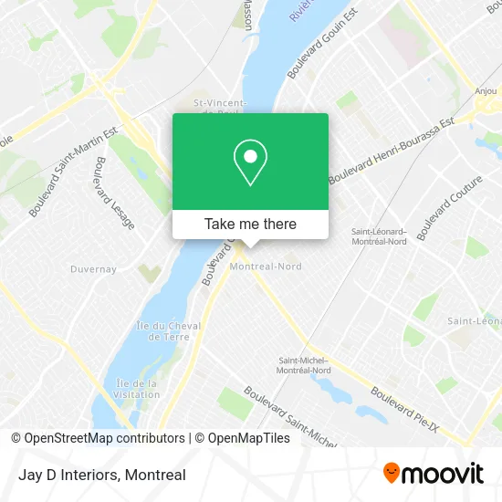 Jay D Interiors map